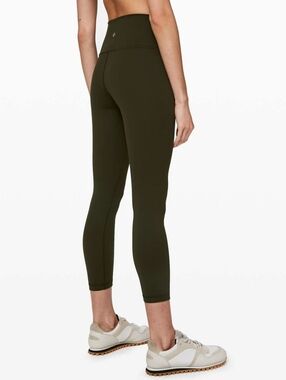 Lululemon Wunder Under High-Rise 25" *Full-On LuxtremeDark Olive 